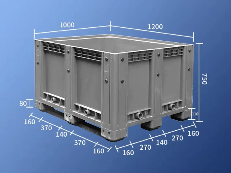1210 FPBSS75 Grey Large Bulk Container