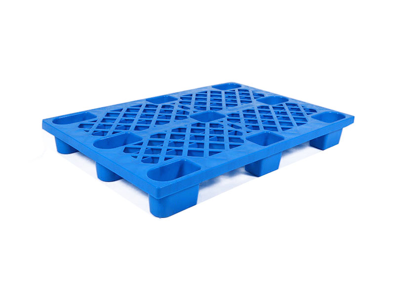 1208 open deck 9-leg plastic pallet