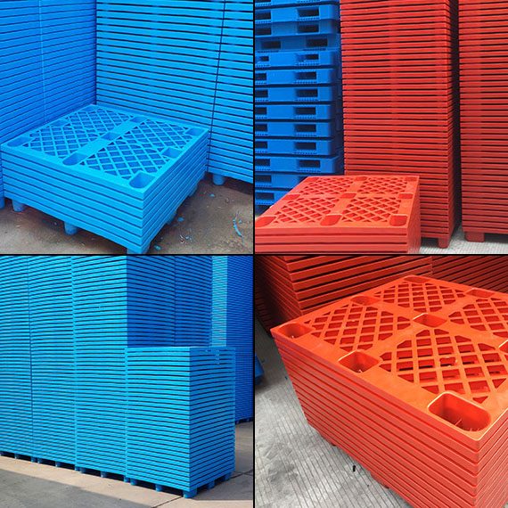 1210 open deck 9-leg plastic pallet industry use 1