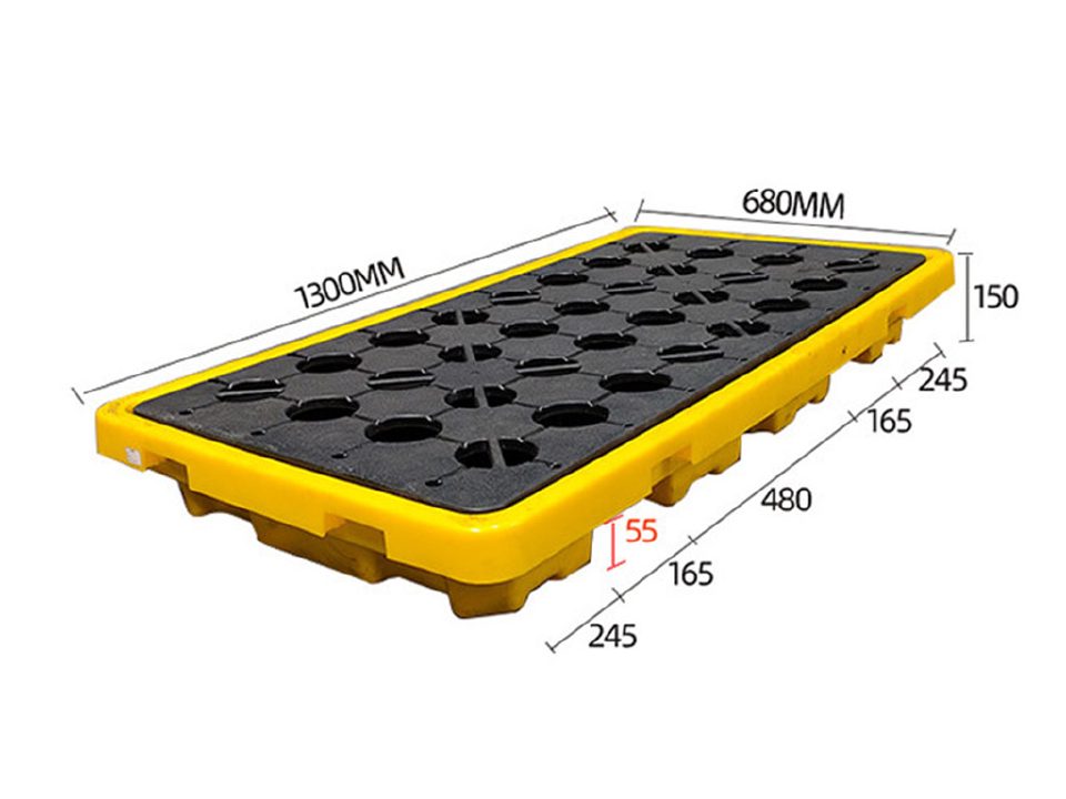 130068 spill containment pallet (150 mm height) showcase 1