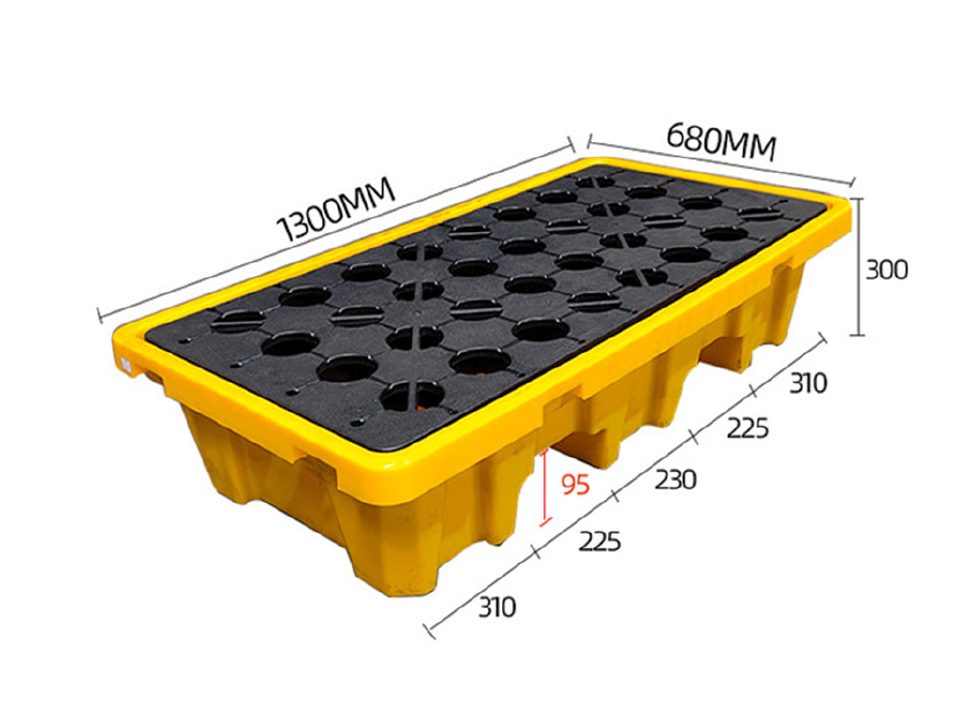 130068 spill containment pallet (300 mm height) showcase 1