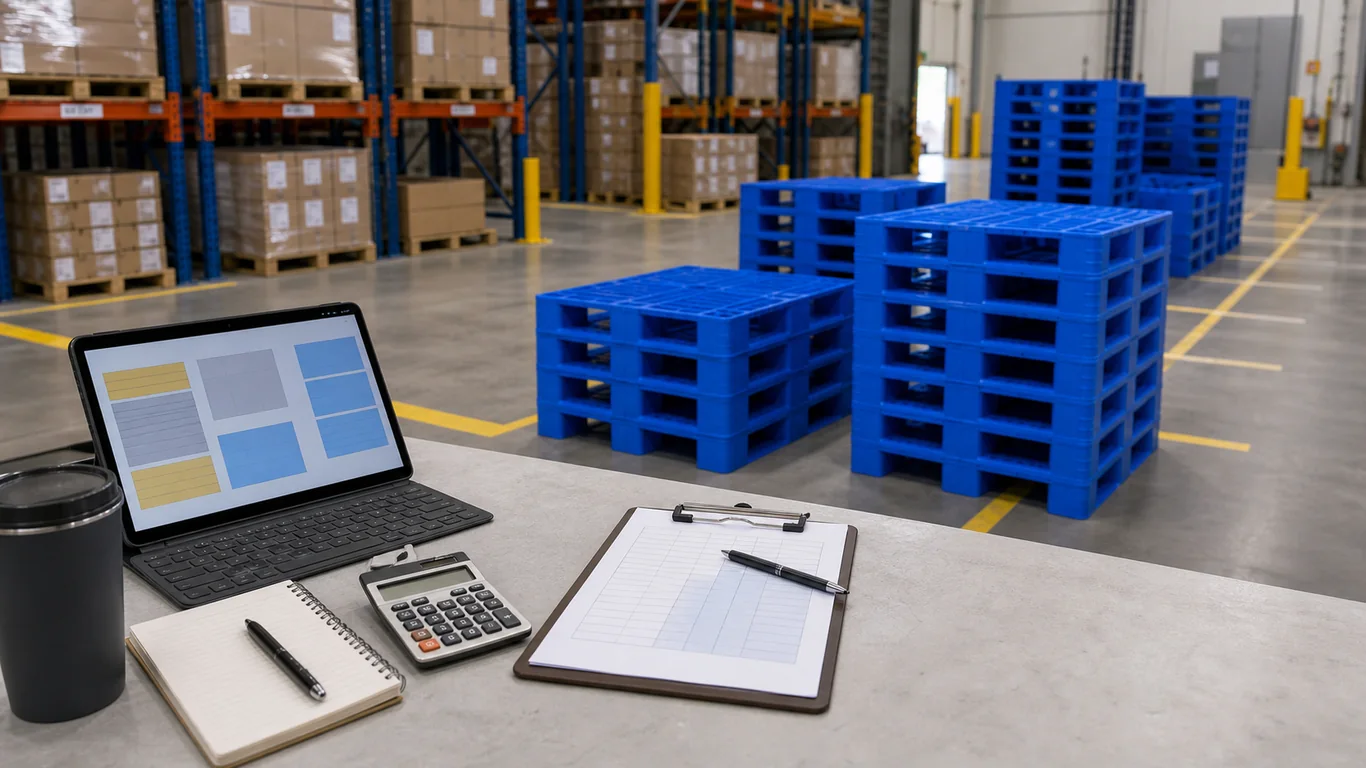 How to Size a Plastic Pallet Pool: A Practical Method for Warehouse and Logistics Teams