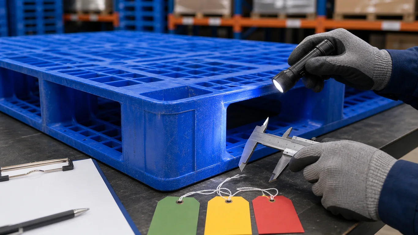 Plastic Pallet Inspection Criteria: When to Repair, Downgrade, or Retire Warehouse Pallets